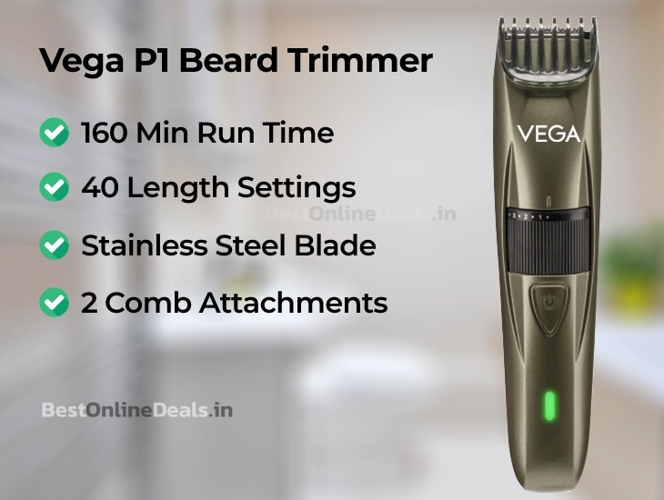 Vega P1 Beard Trimmer